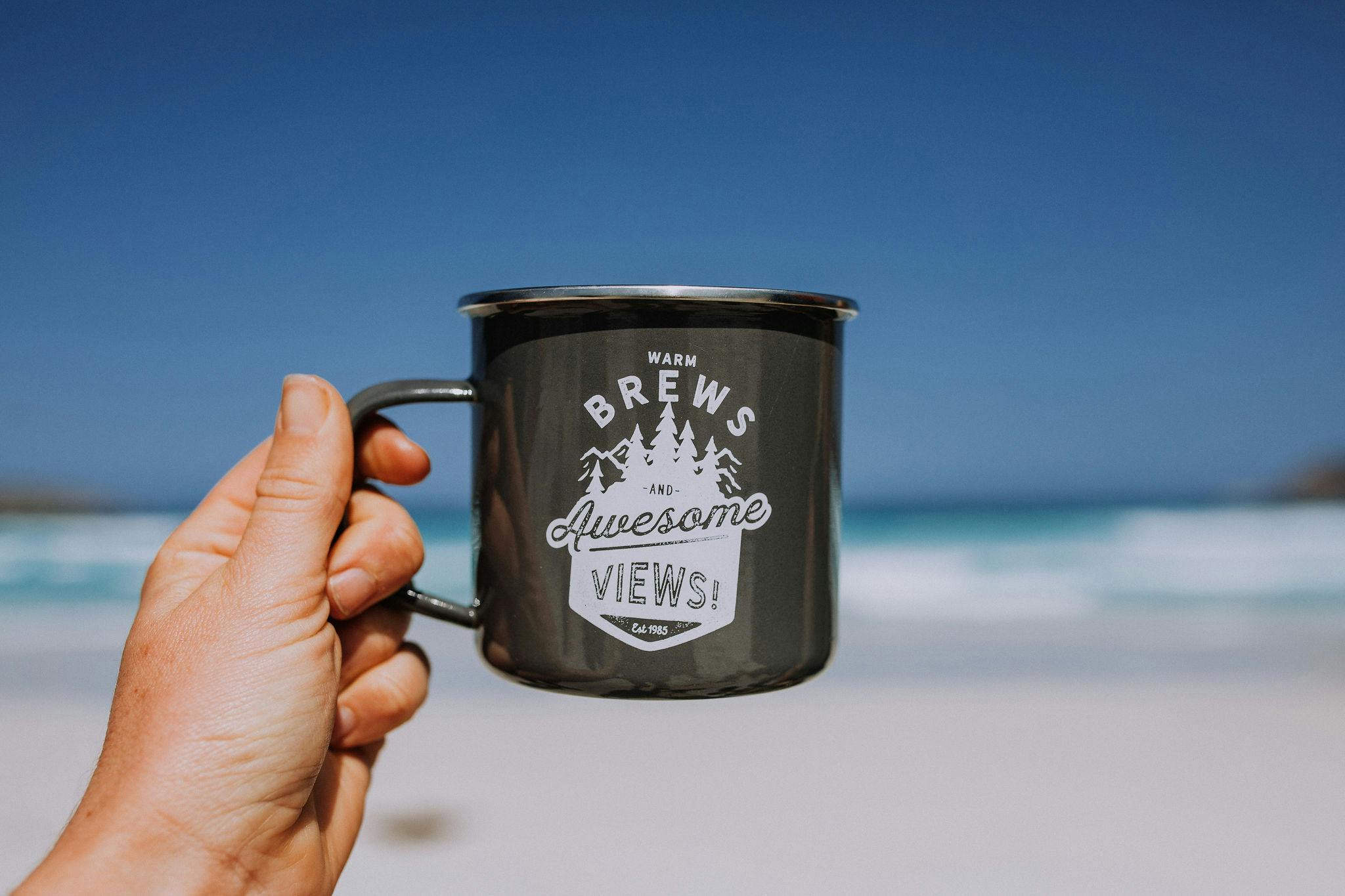 Cuppa on Lucky Bay