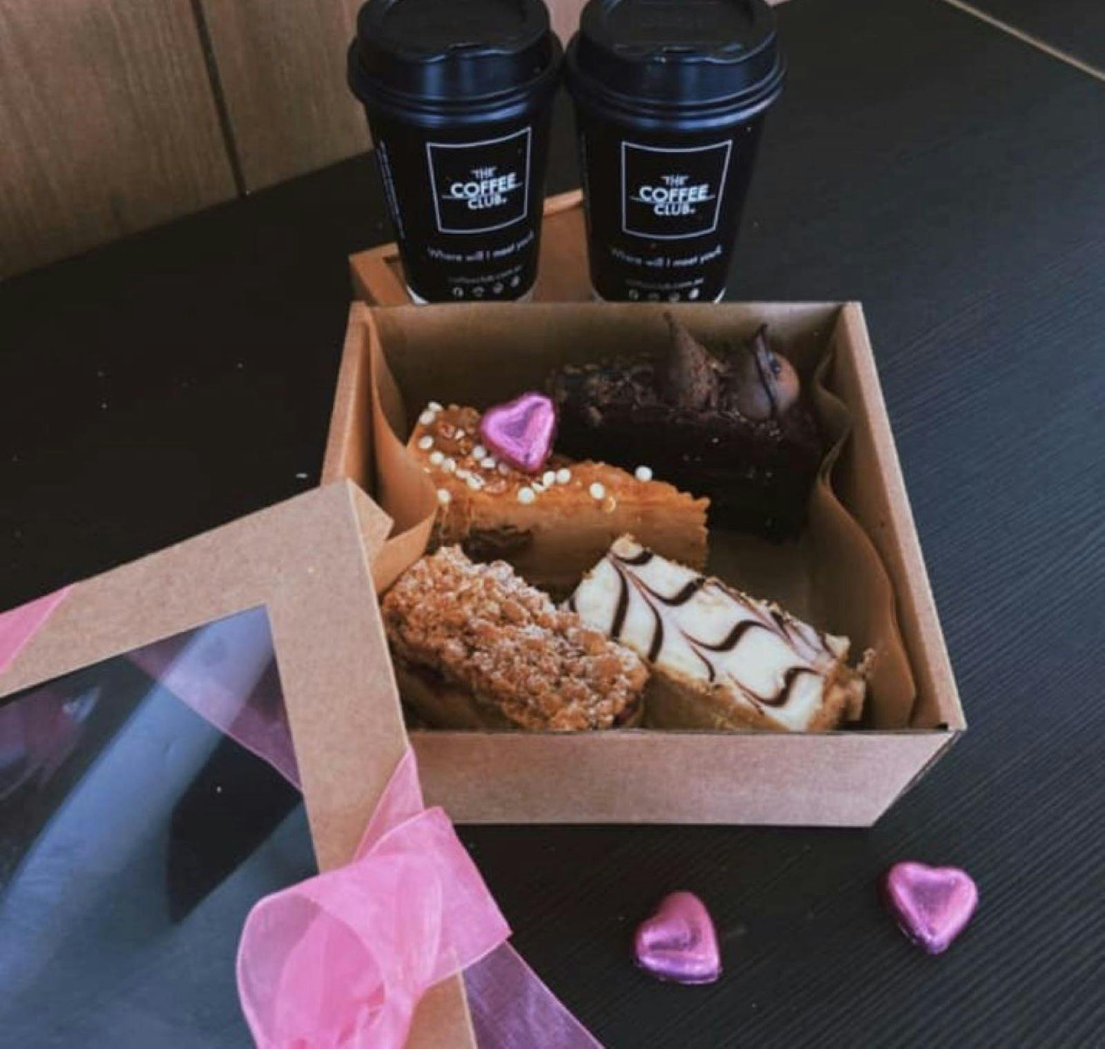 Take away morning tea at The Coffee Club