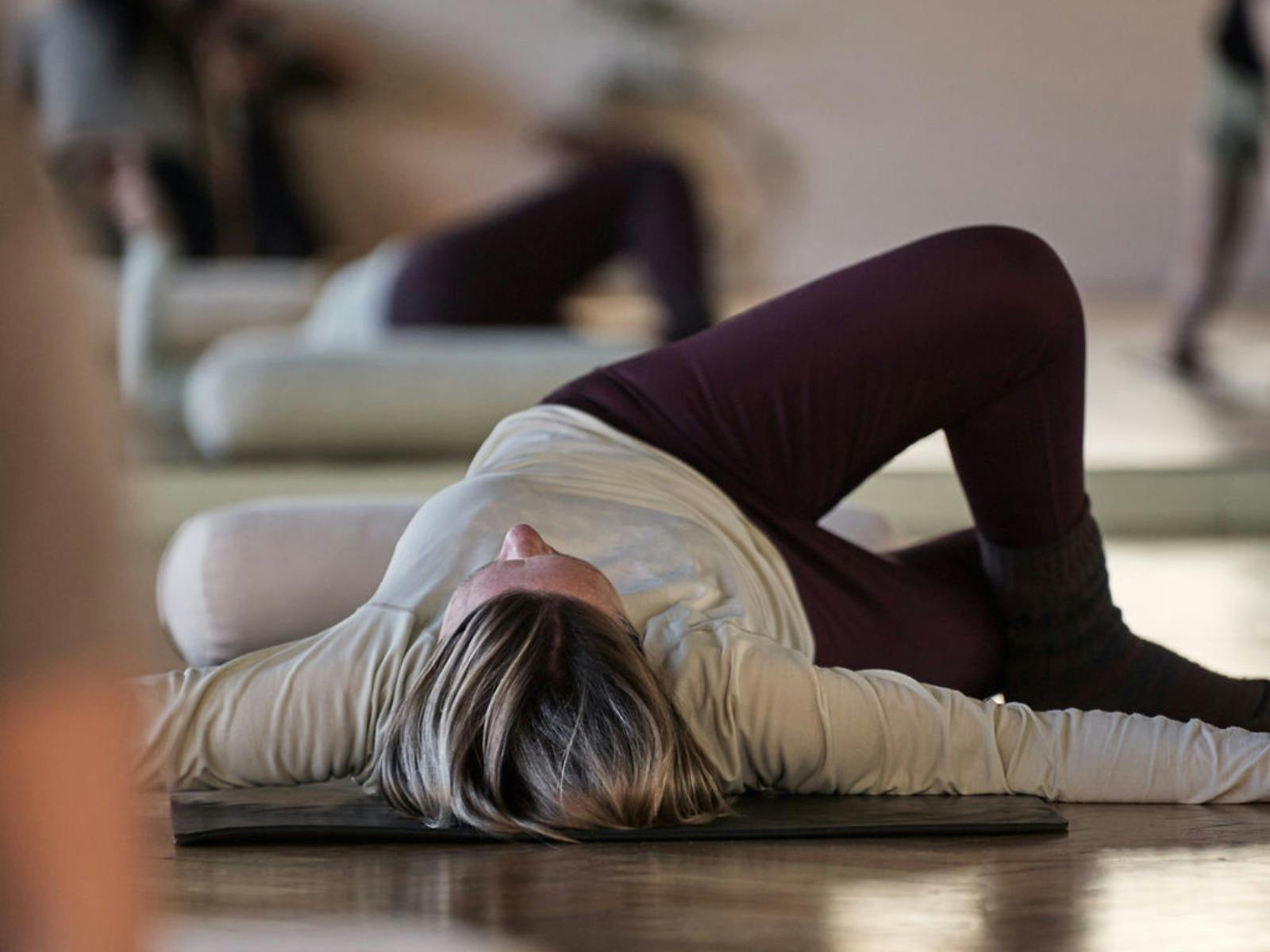 Yoga during unwind festival
