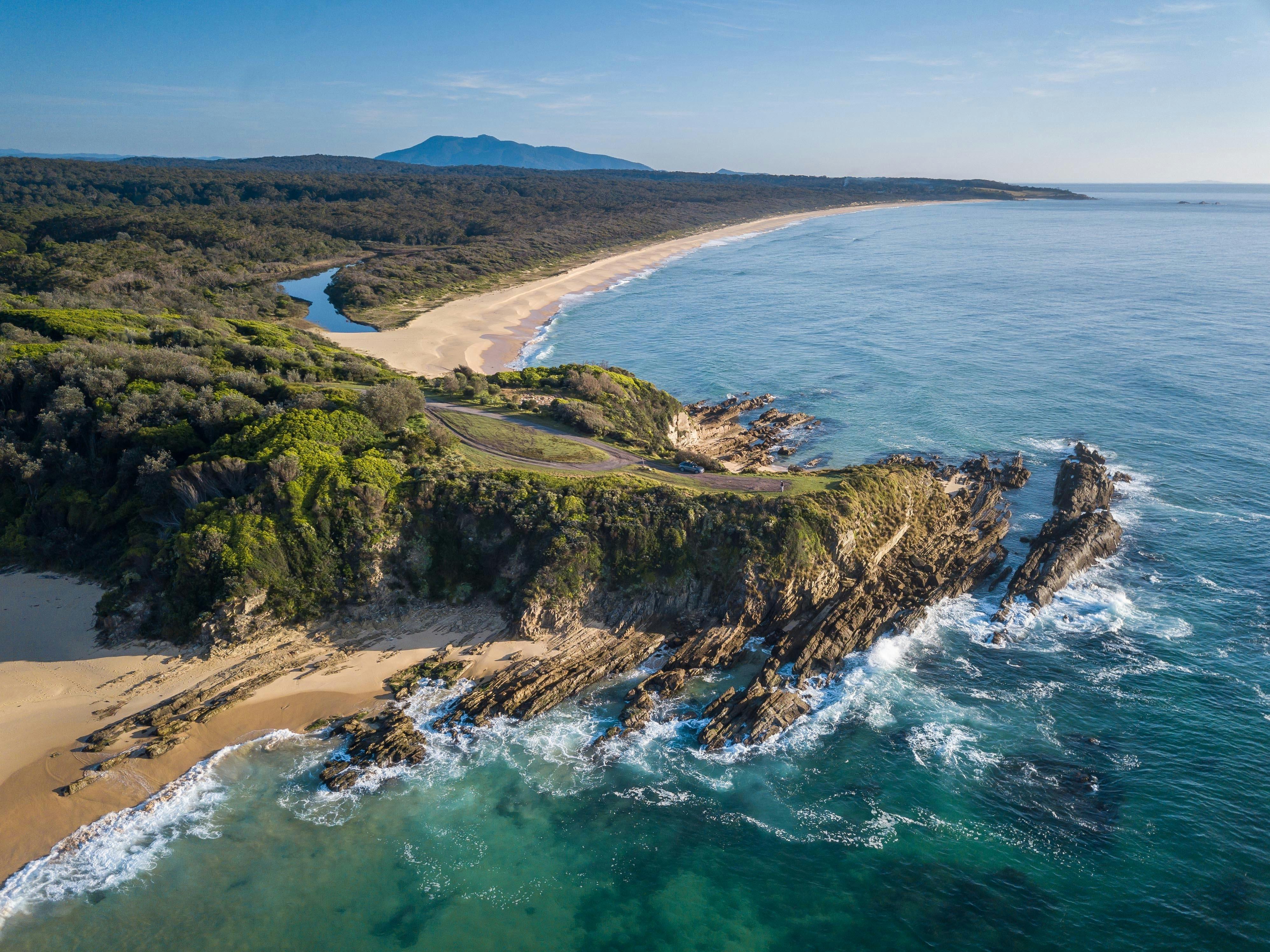Baragoot Beach, Bermagui, Sapphire Coast, beaches, surfing, swimming, south coast