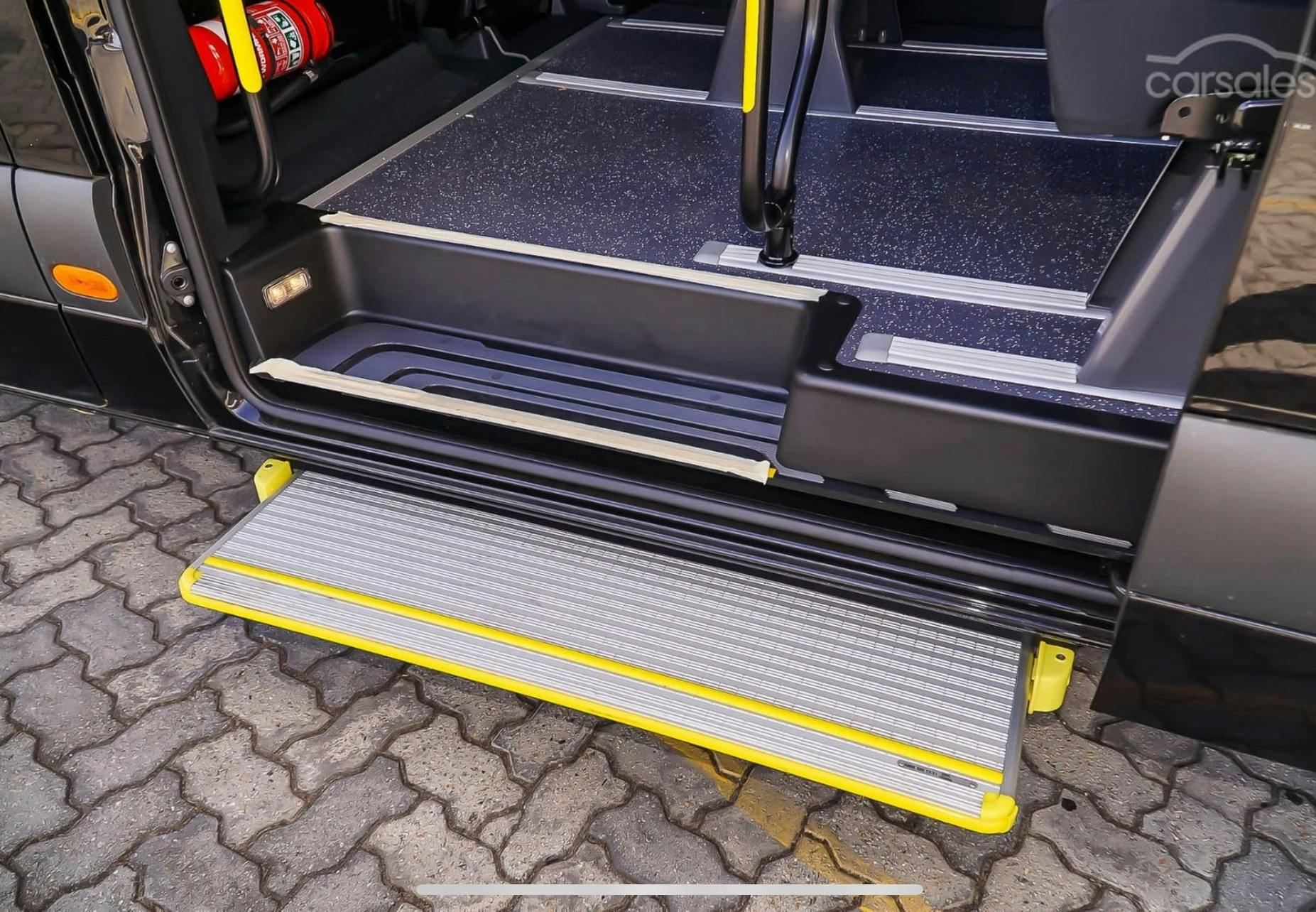Electric steps for easier access