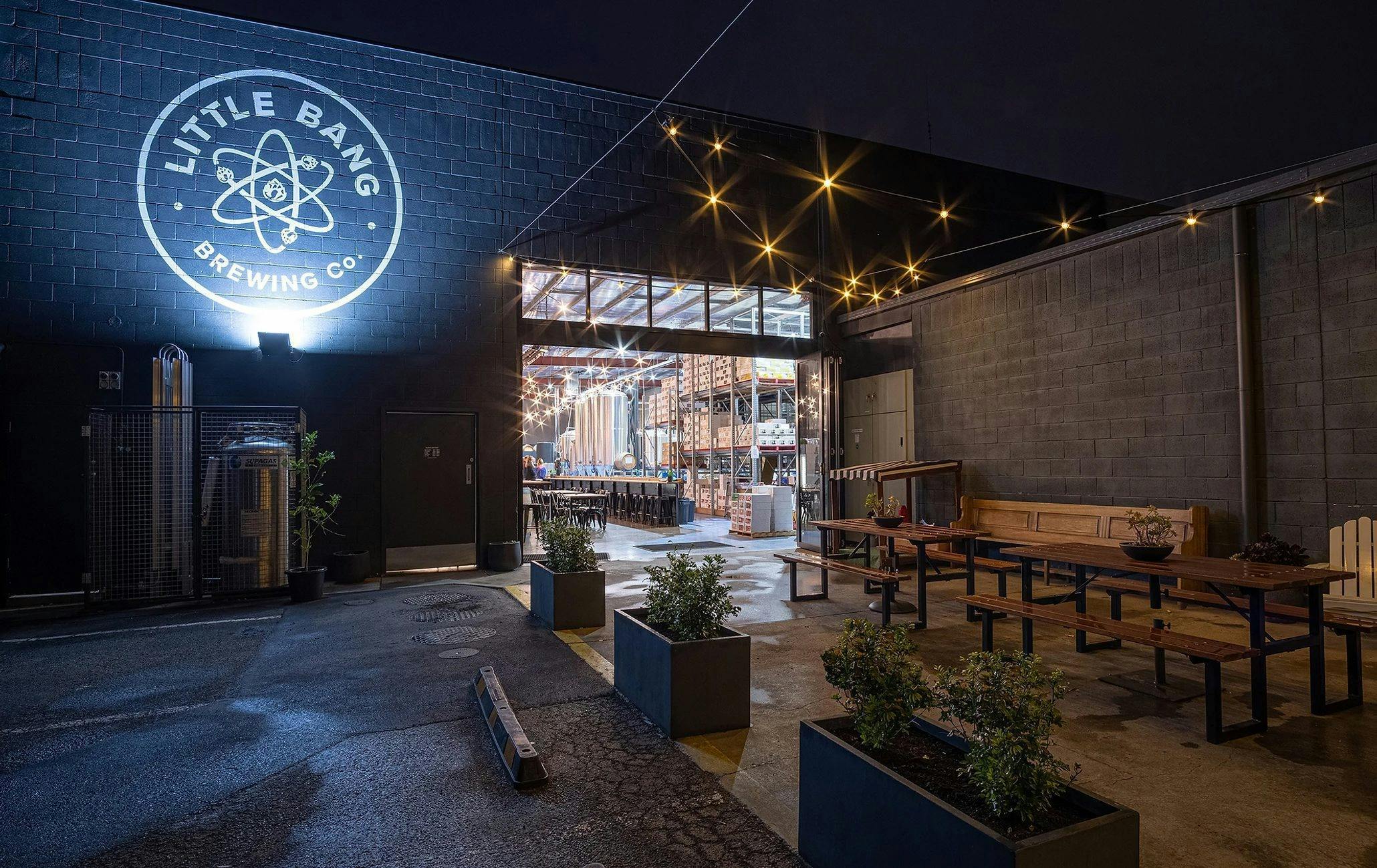 Tacos and beers at Little Bang Brewing Co.'s Tasting Australia Event.