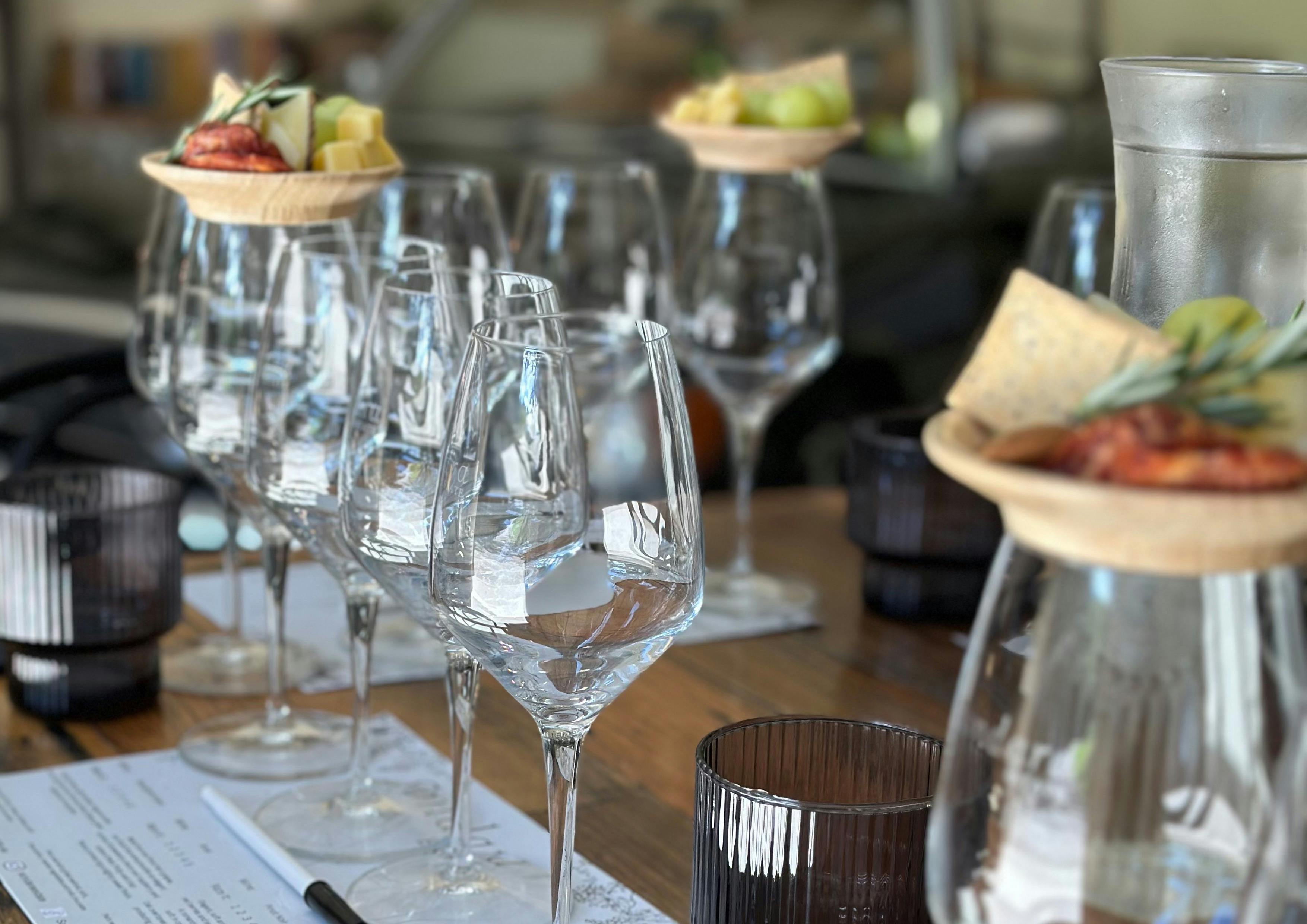 our cellar door setup