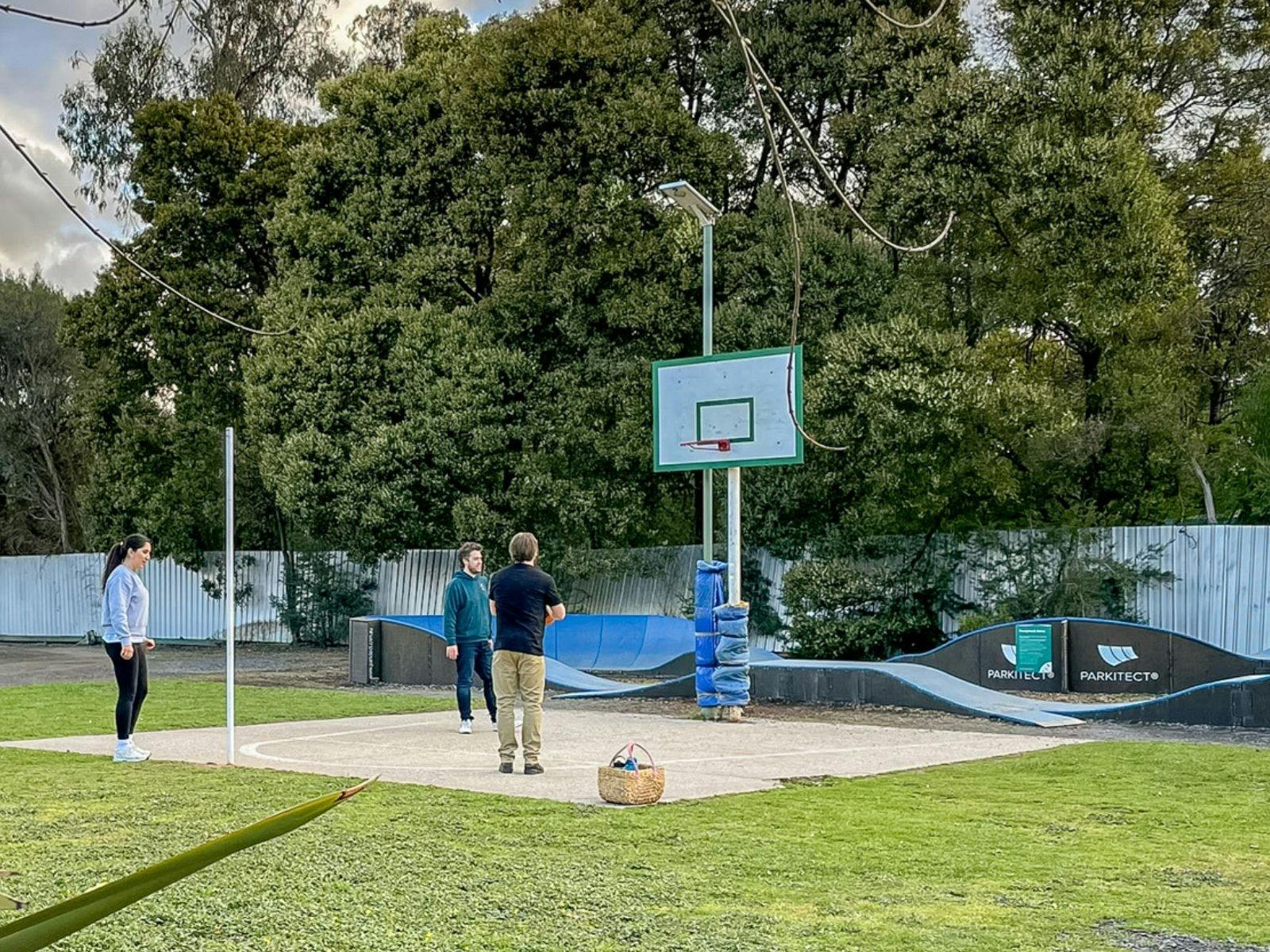 Basketball court at Breeze Eildon
