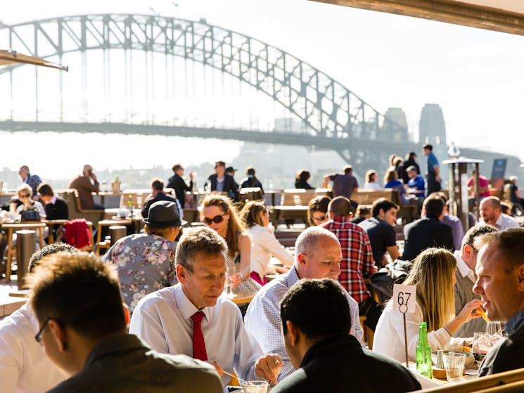 Opera Bar Harbour Bridge view