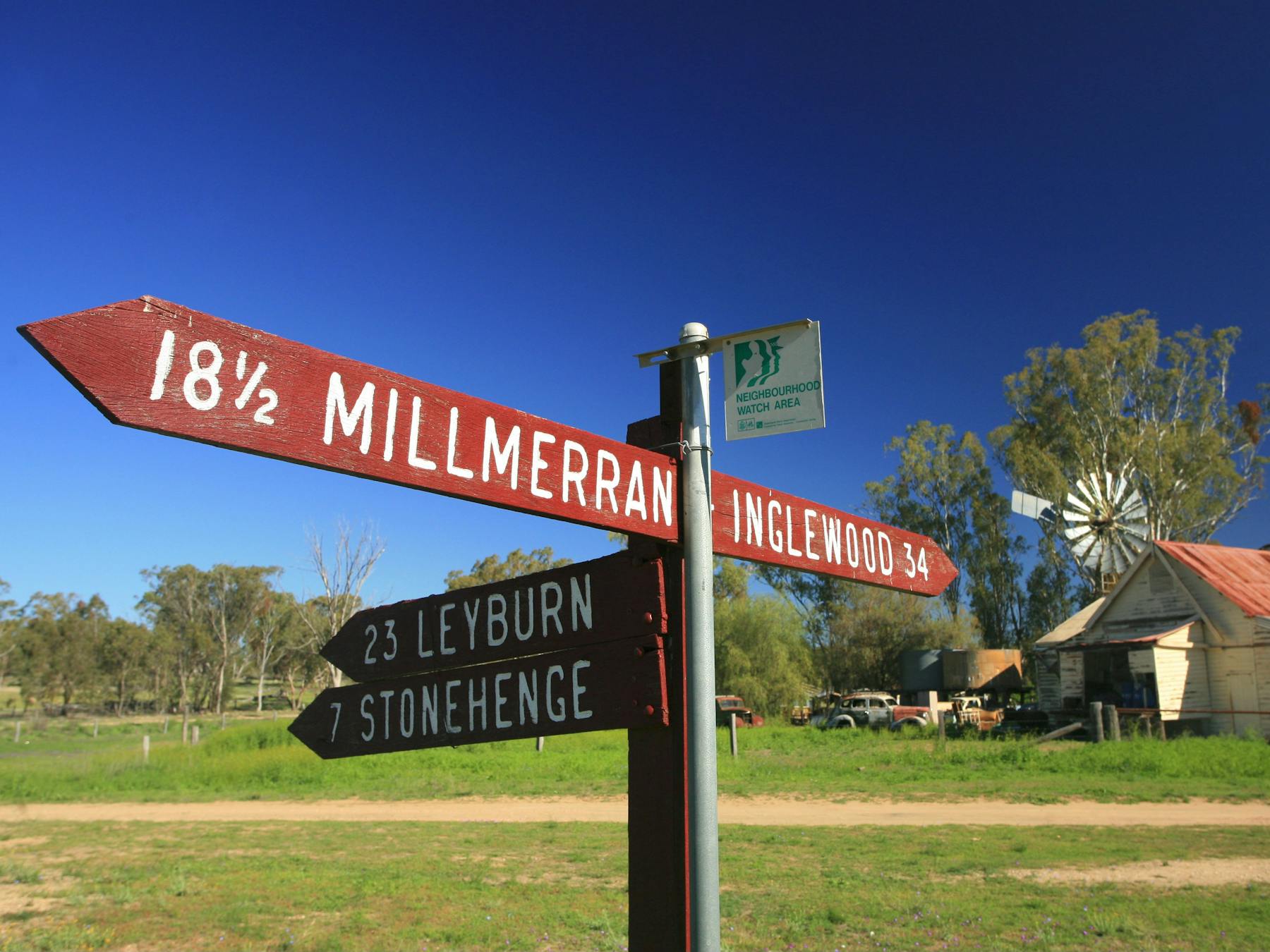 Millmerran Directional Sign