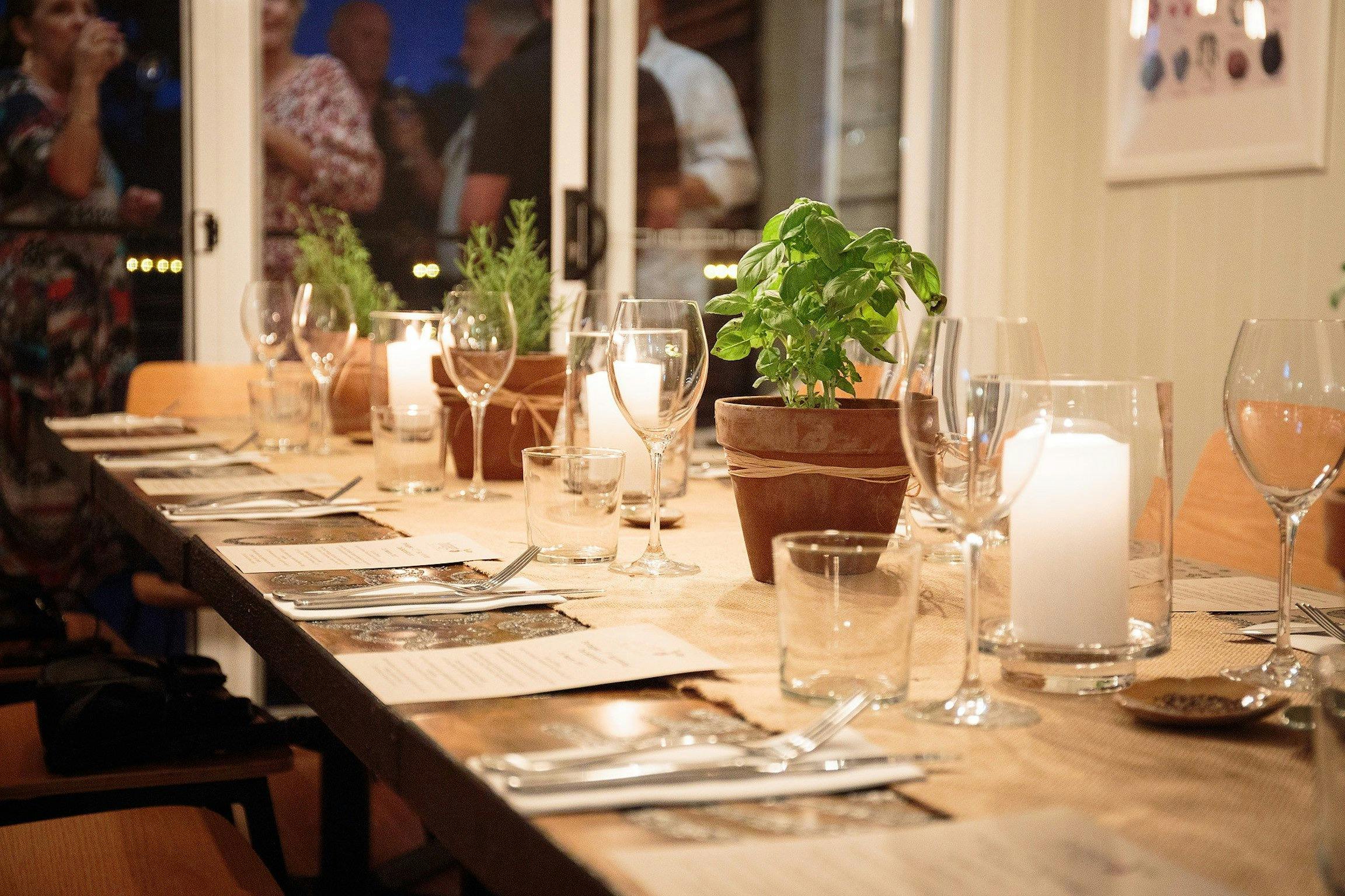 Potager Table setting