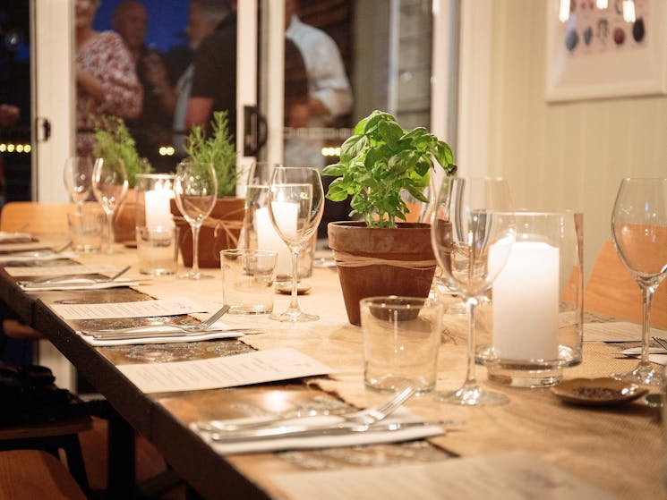 Potager Table setting