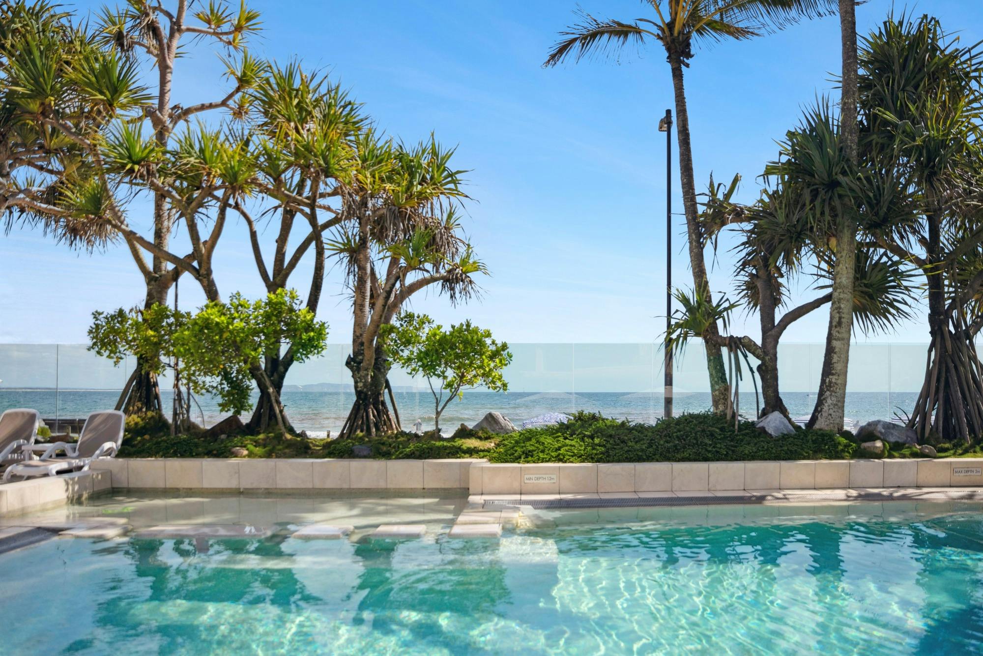 Stunning ocean views just steps away from the beach, along with access to our inviting pool & spa.