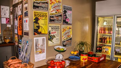 Front counter of the Albion Cafe