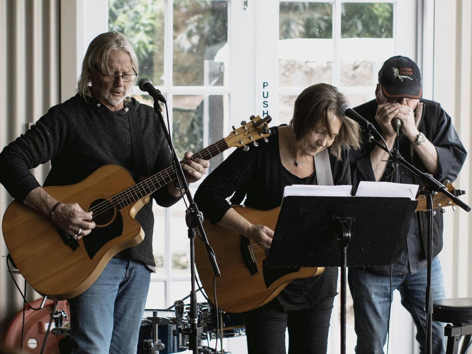 The Beaucat Sessions band playing music.