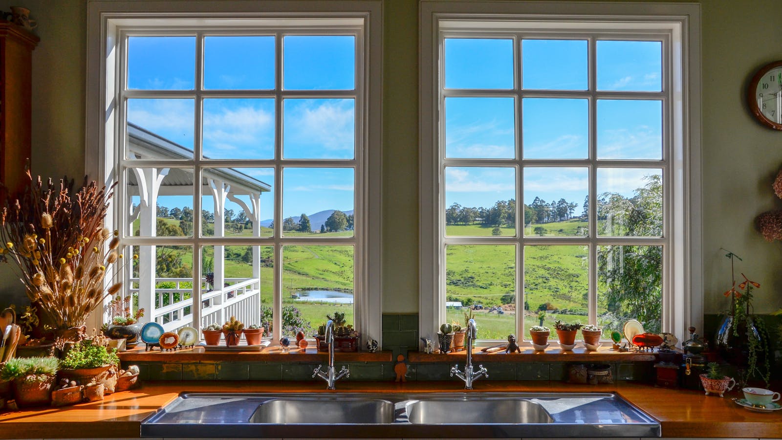 View from the kitchen window