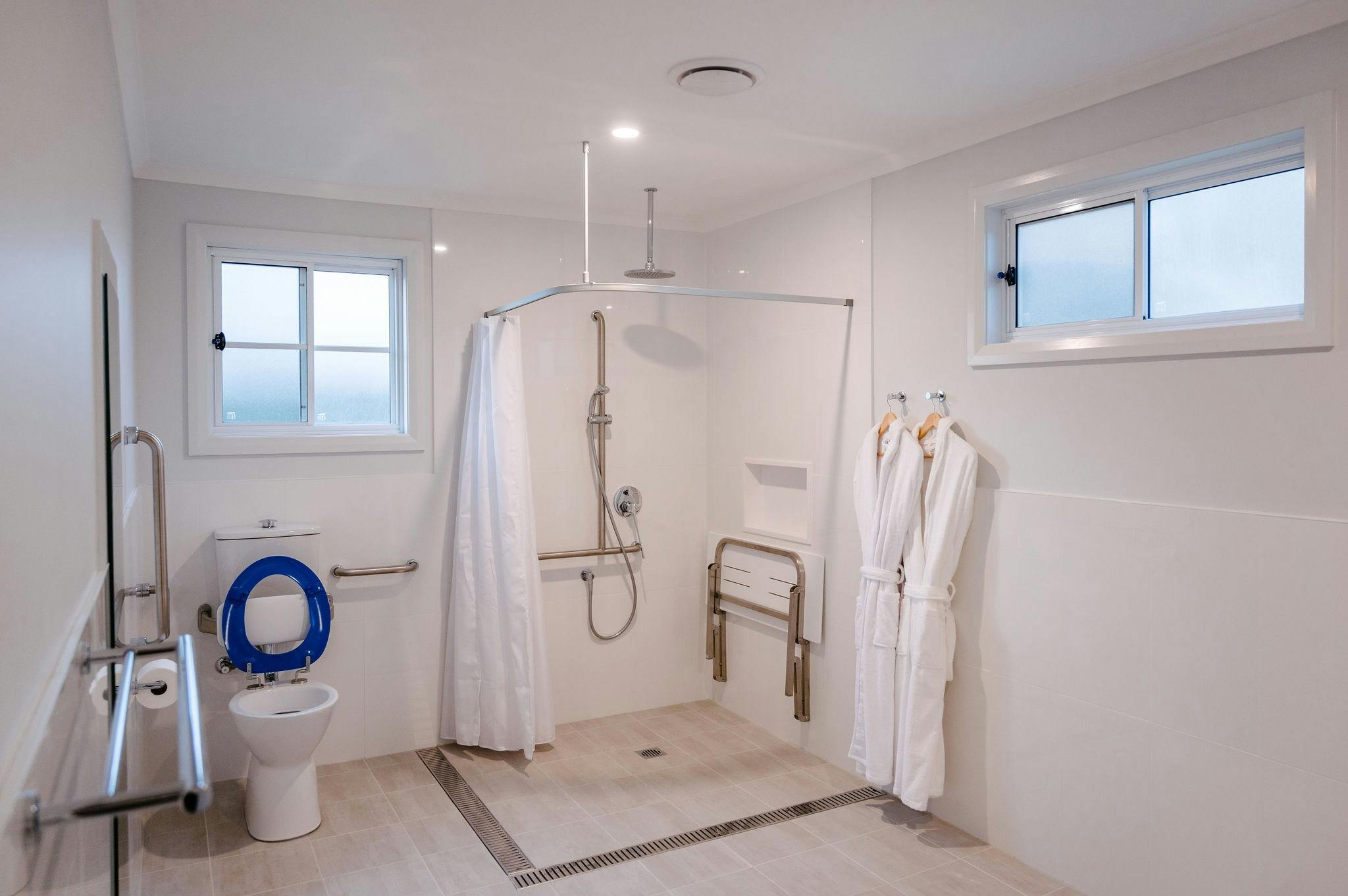 accessible bathroom in villa