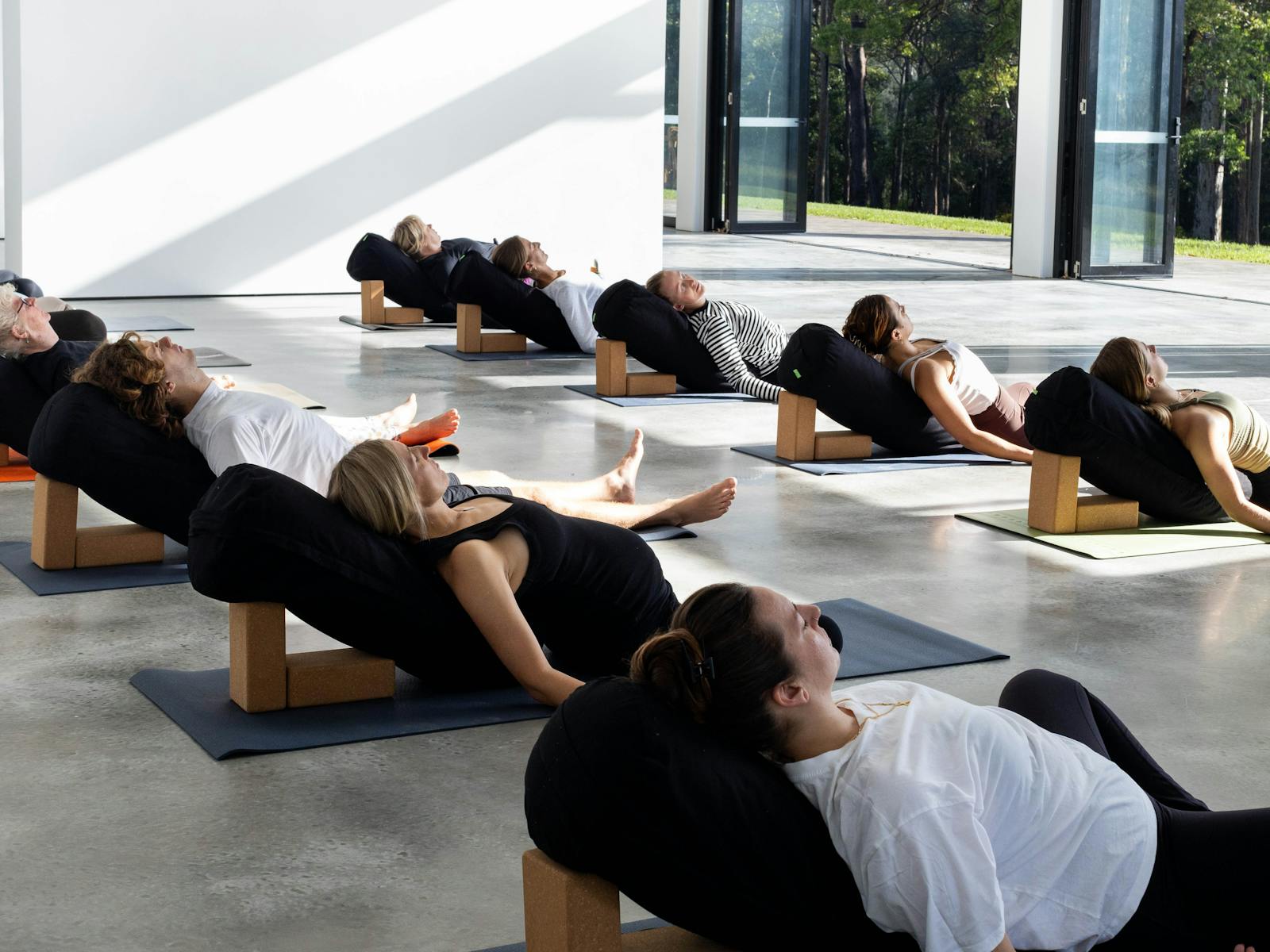 Yoga Class at Melaleuca. Located at Worrowing Jervis Bay