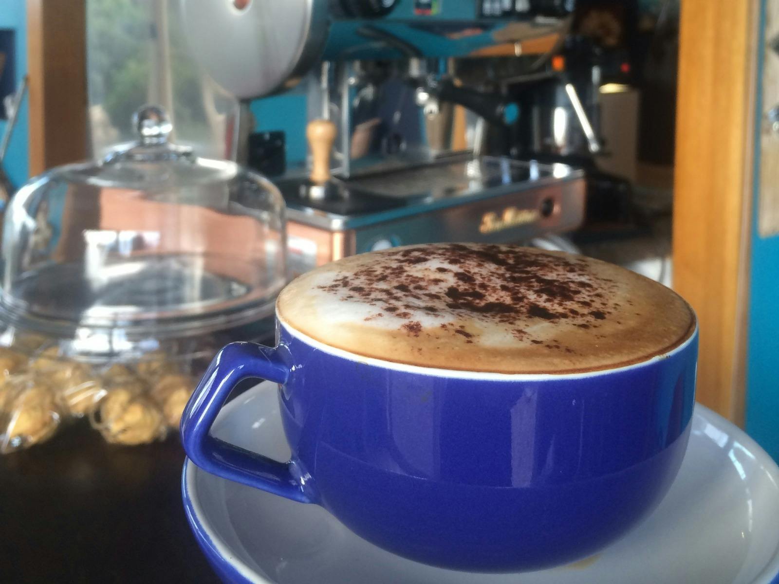 Cappuccino barista coffee at Studio Surf