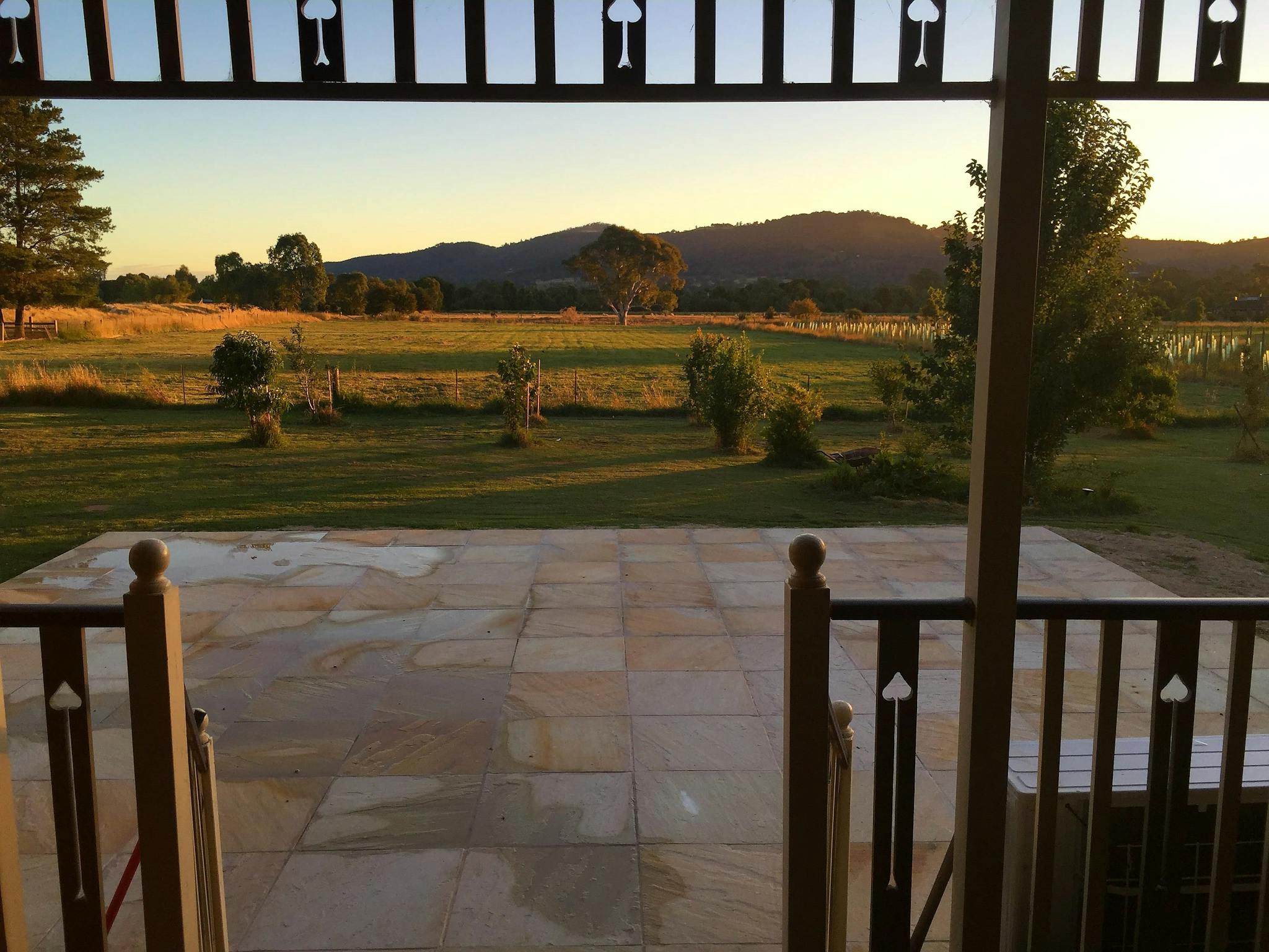 Back paving at Rosedale House Mansfield