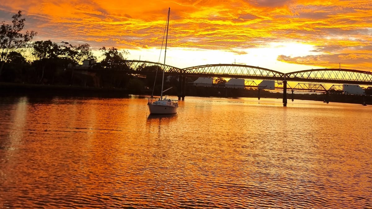 Sunset on the Burnett River