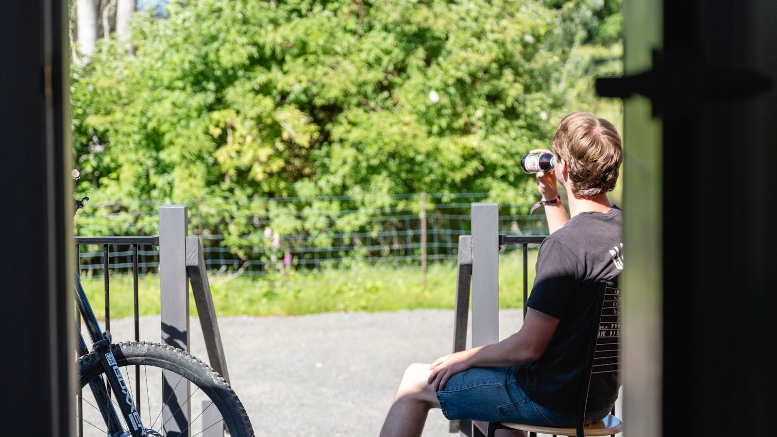 Balcony Views at Maydena Lodge