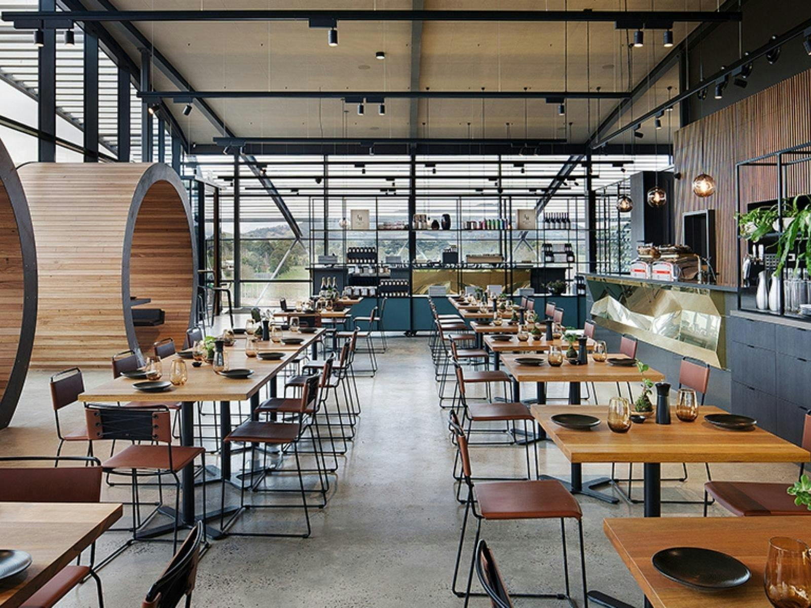 Restaurant at Levantine Hill during a wine tour by Rotor One