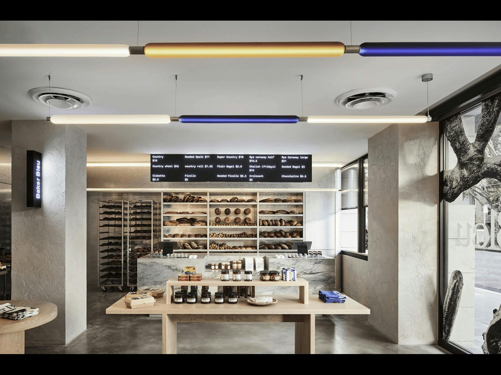 Baker Bleu, Double Bay, Sydney. Open 7 days per week serving fresh sourdough bread and pastries dail