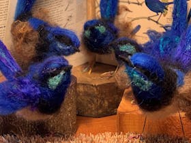 Blue Wren Needle Felting Workshop at the Rare Trades Centre Cover Image
