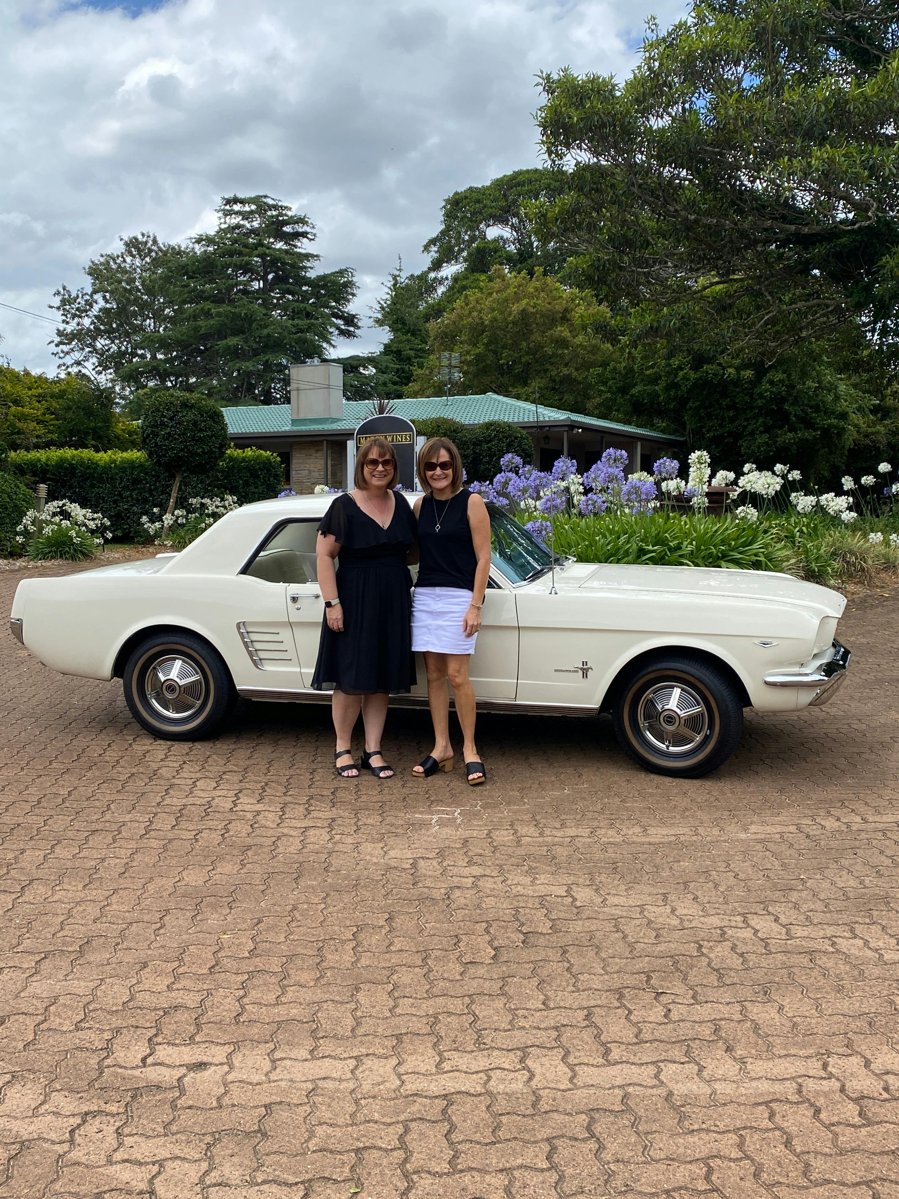 Girls day out in a mustang