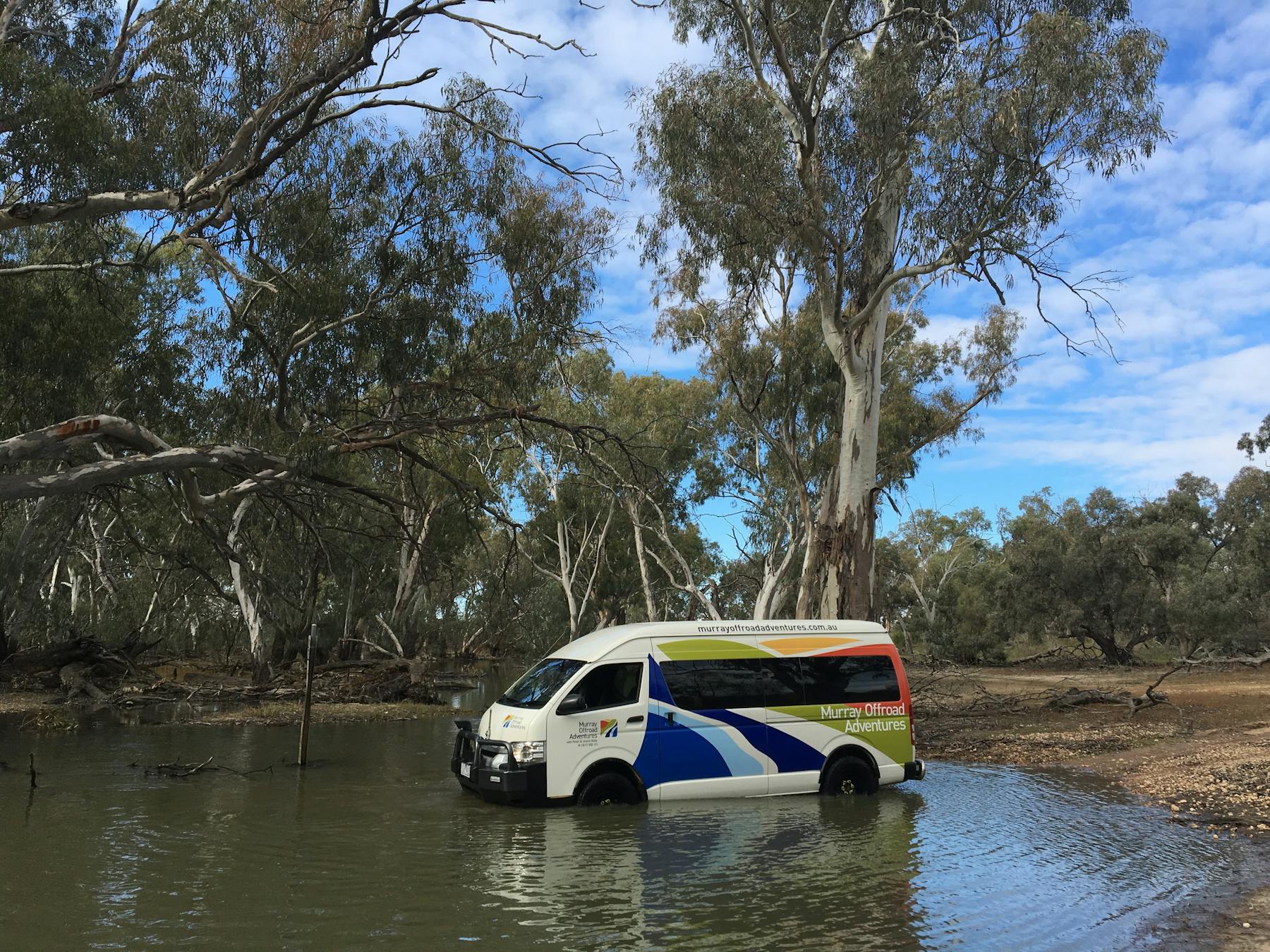 Yerang creek crossing. Hattah Lakes National Park