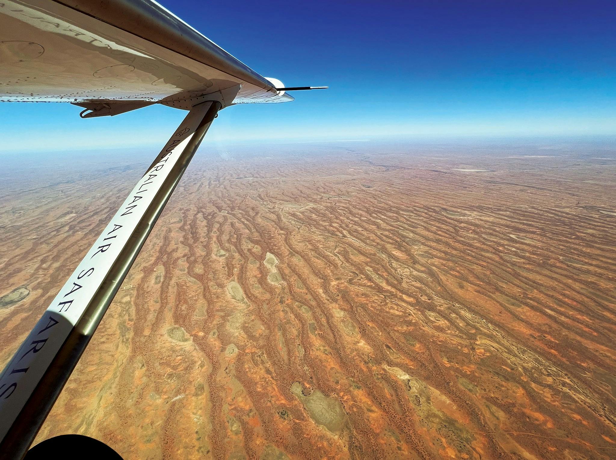 Flying over SA