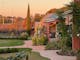 Sunset over accommodation