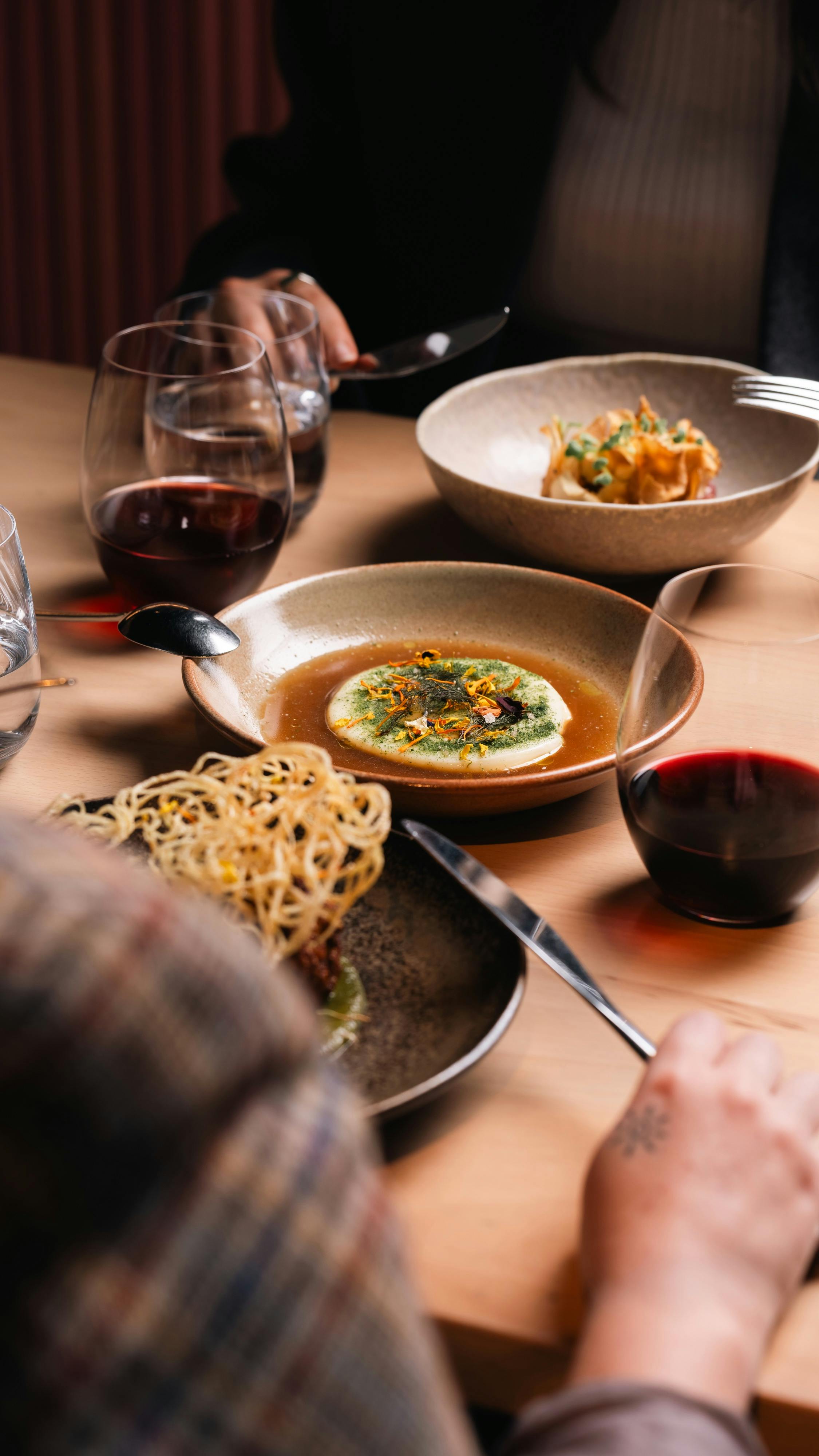 Section 28 Flan, Cauliflower and Tartare