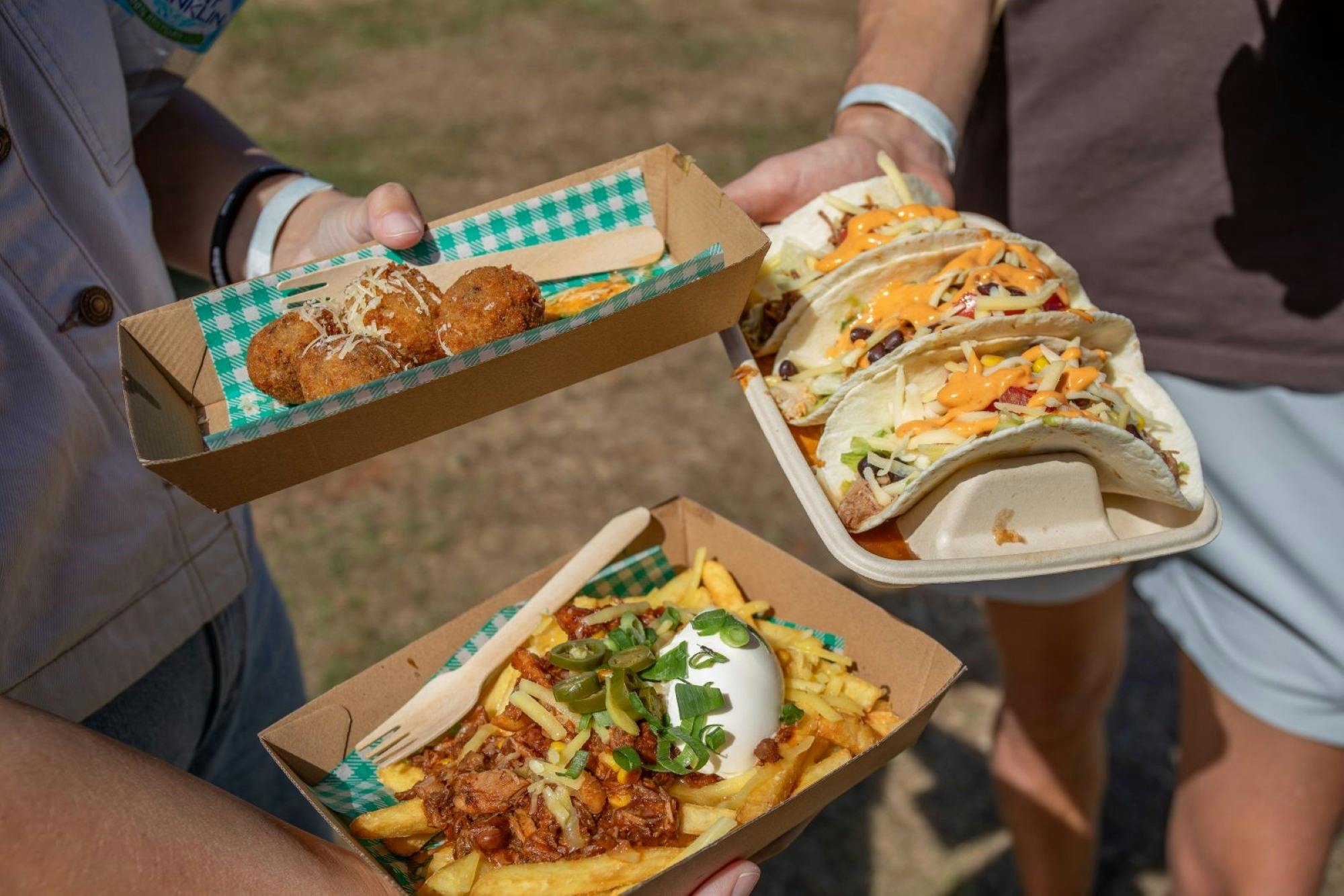Some of the food options