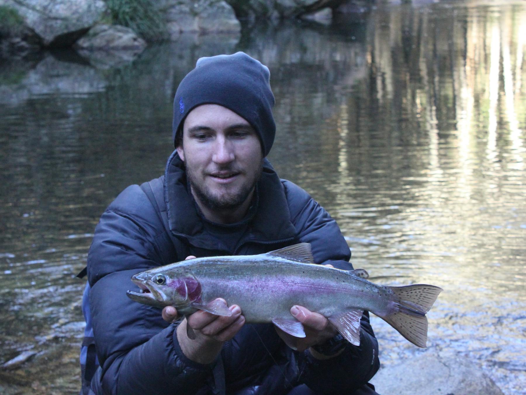 Trout fishing tour near Sydney