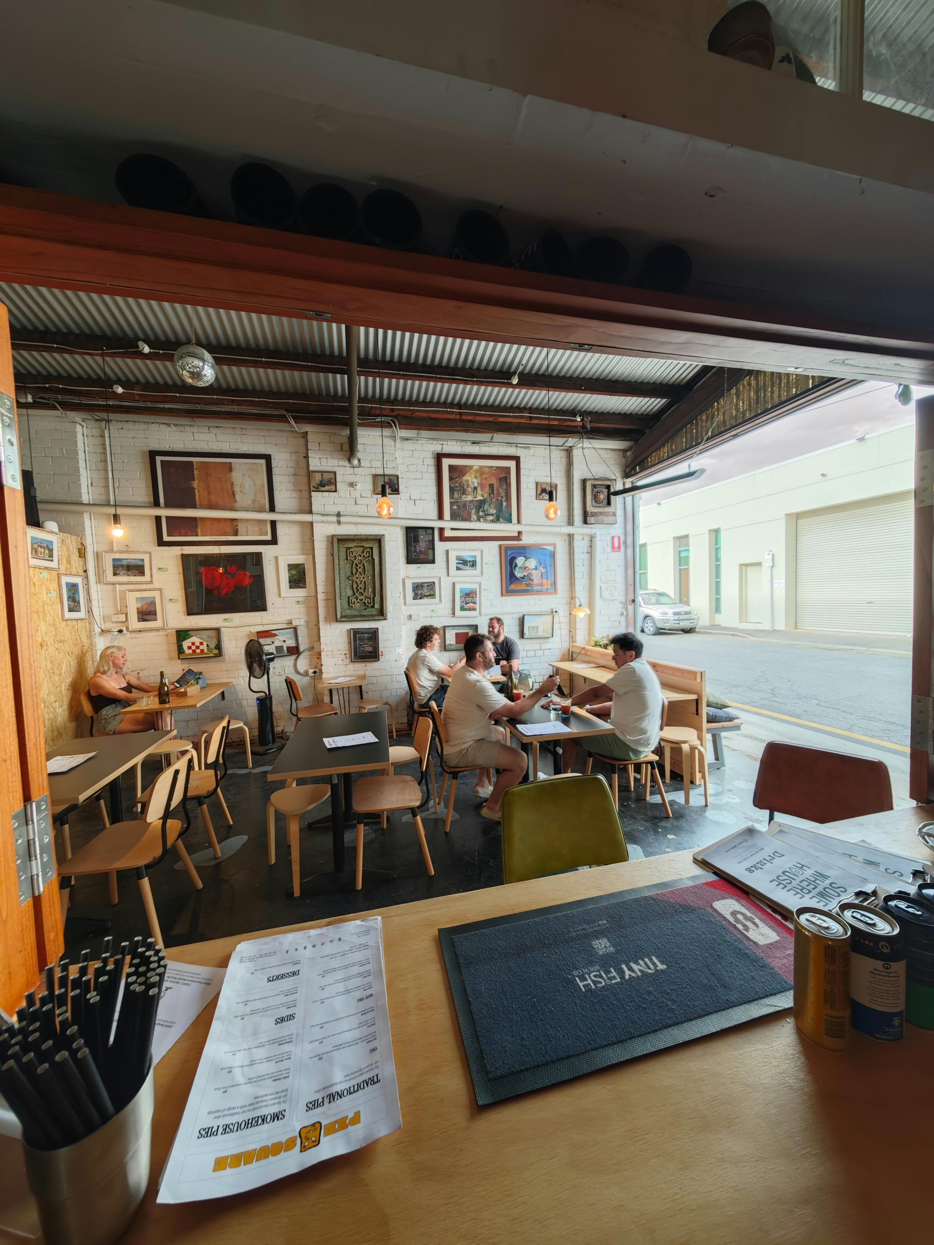 Wide view from the bar at Some where House