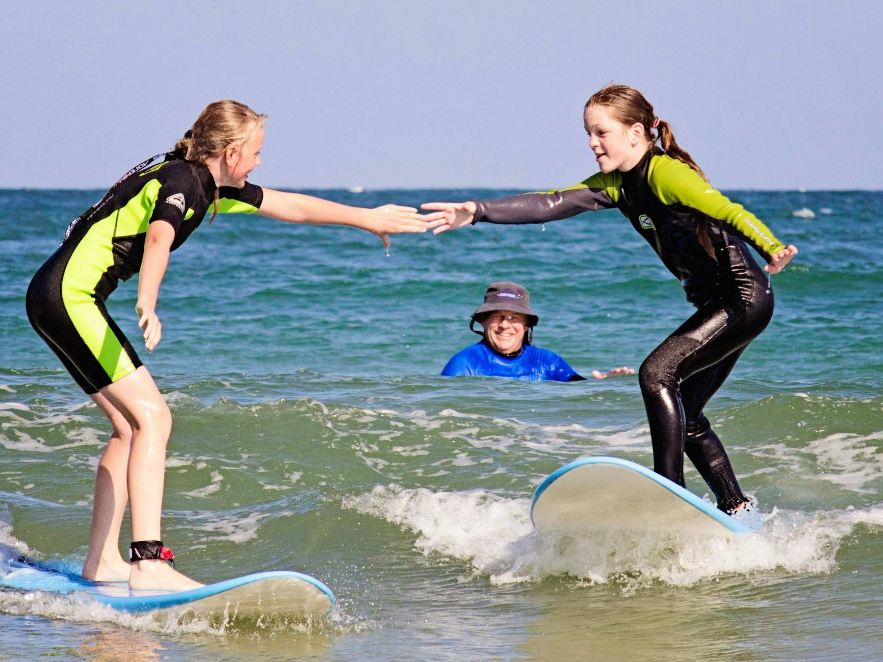 Ride a wave together