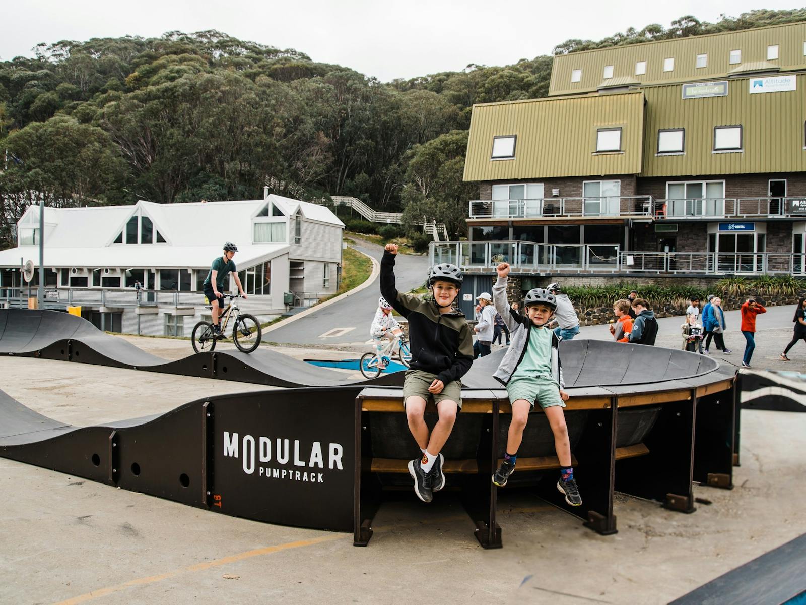 Pump Track at Easter Festival