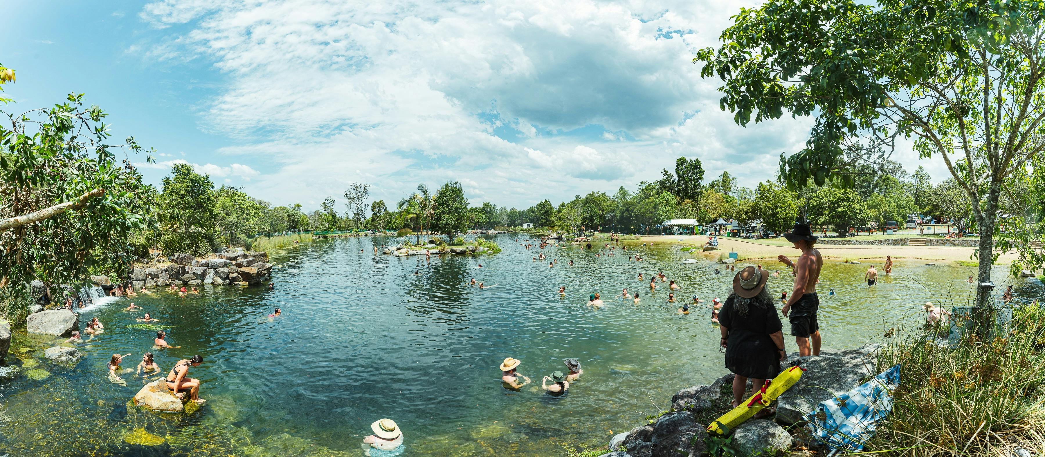 Lake Gkula at Woodfordia during Earth Frequency Festival