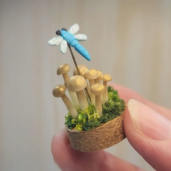 Polymer Clay - Fairy Jar Pendants or Terrariums