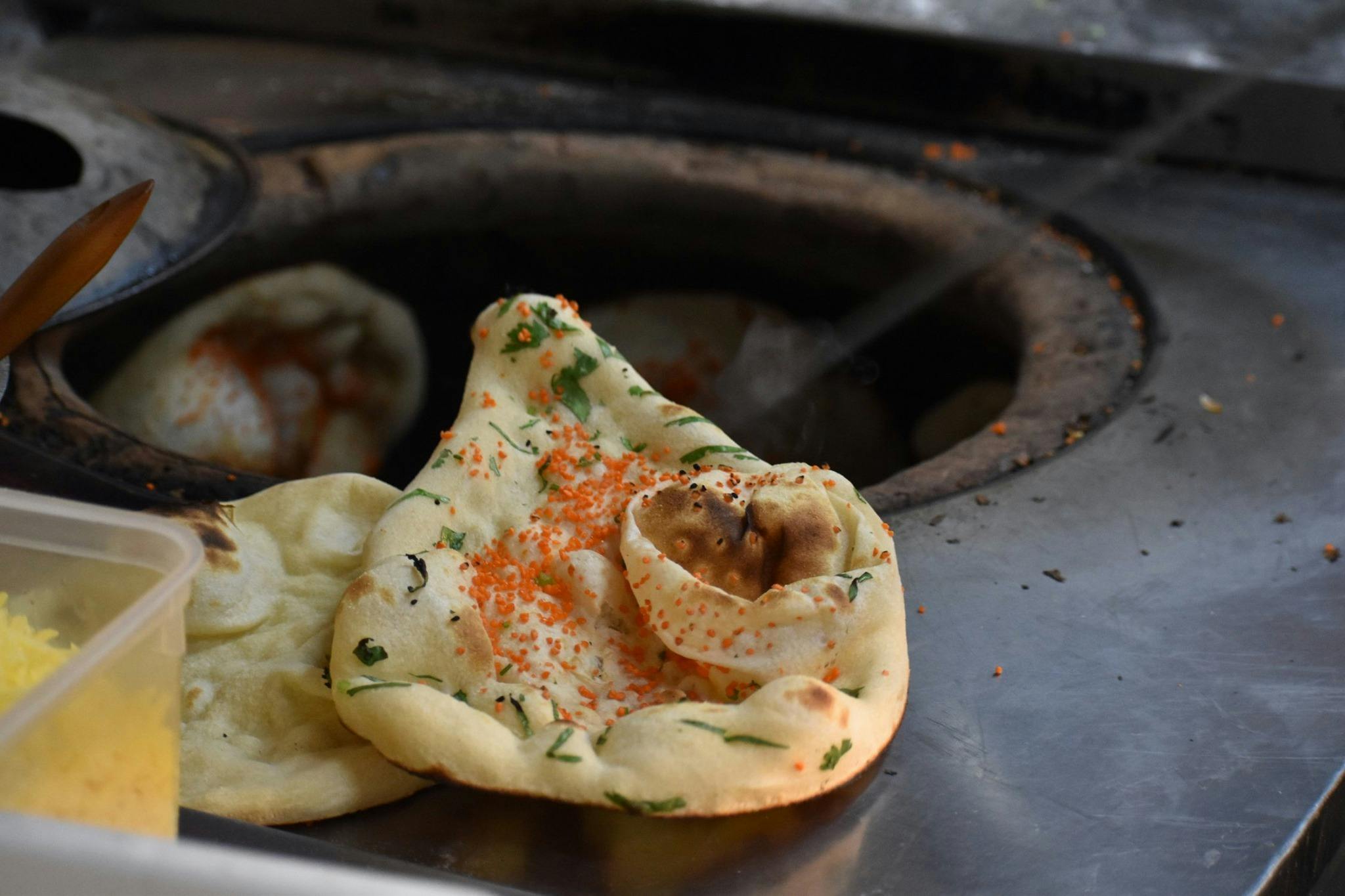 Our famous Garlic Naan