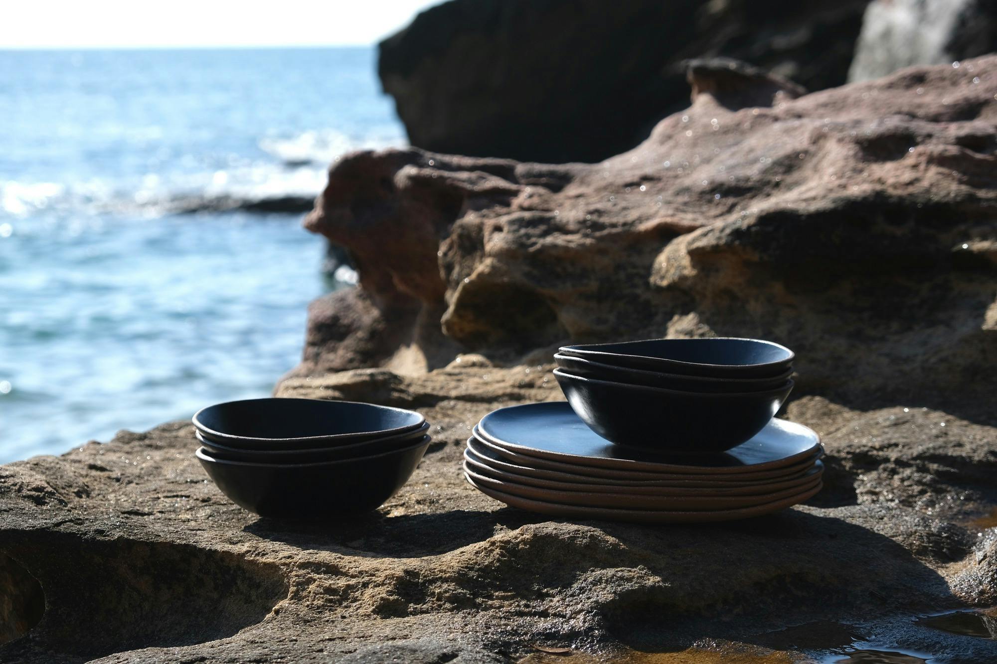 ceramic textured bowls