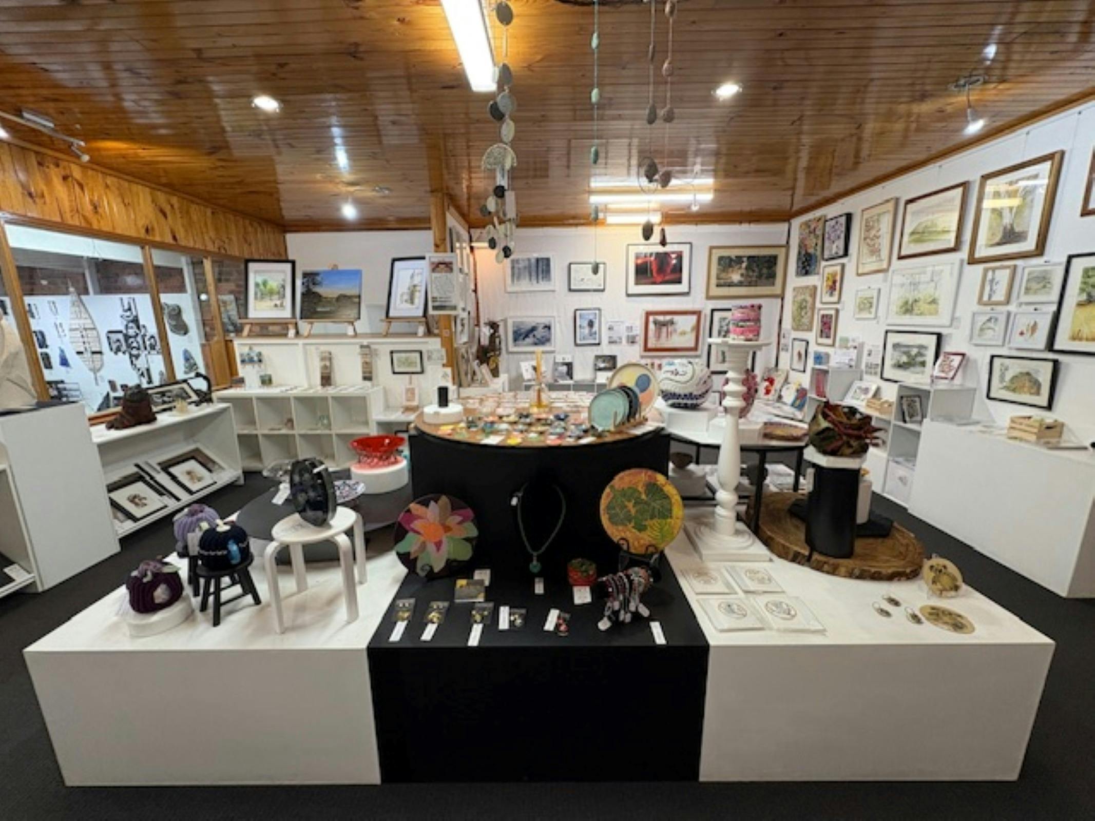 Circular themed works by many members