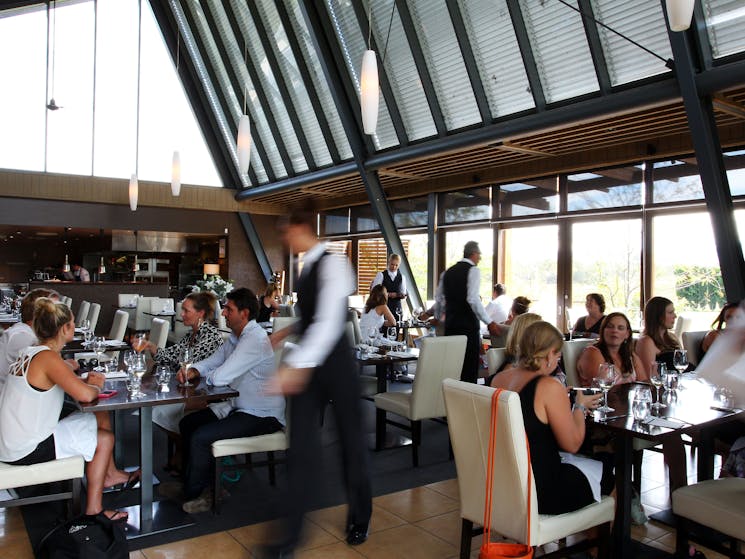 People dining at Muse Restaurant, Hunter Valley