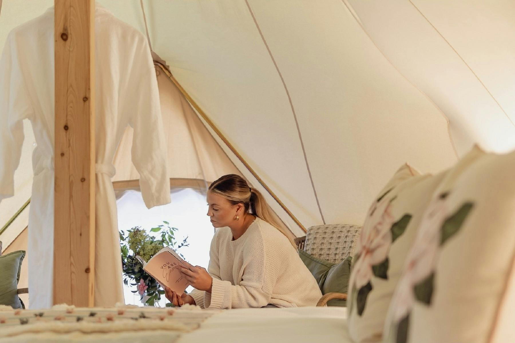Supa Luxe Glamping at Mirador Springs Retreat