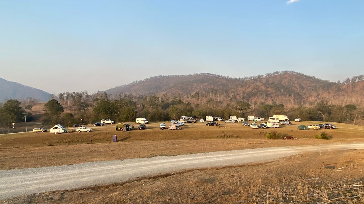 Camping area at Golembil Siding