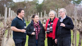 Trotters in the vines
