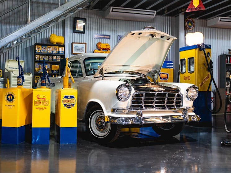 Their unique collection of vehicles and memorabilia tells stories of life at home and on the road.