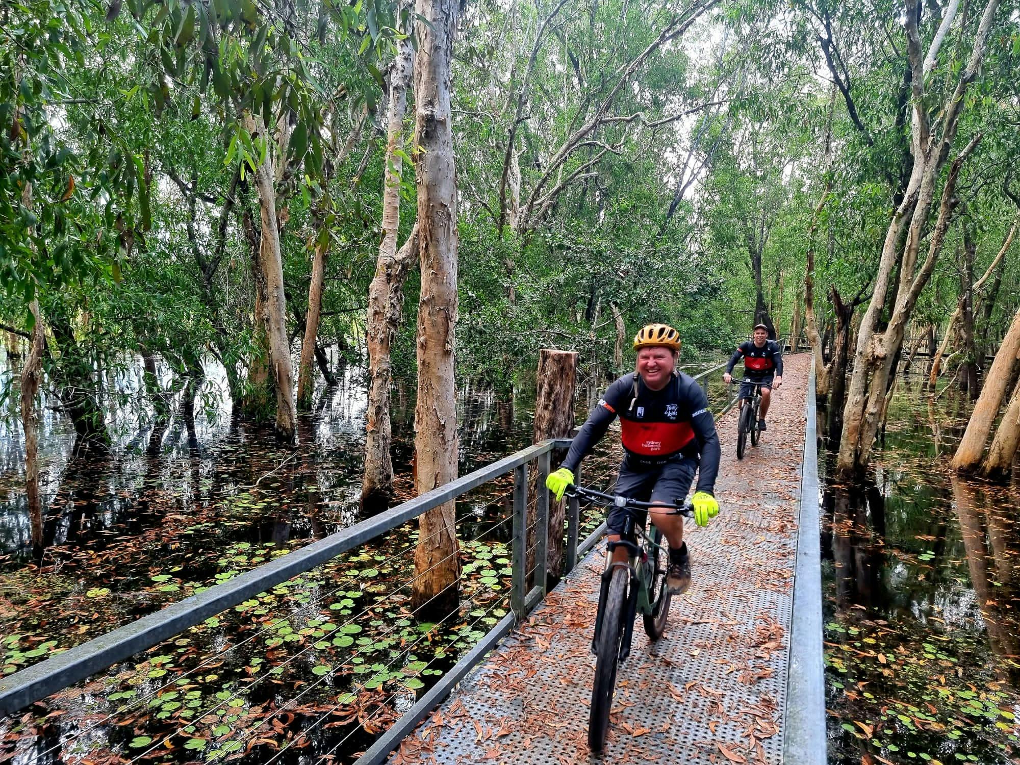 Riding at Territory Wildlife Park, NT