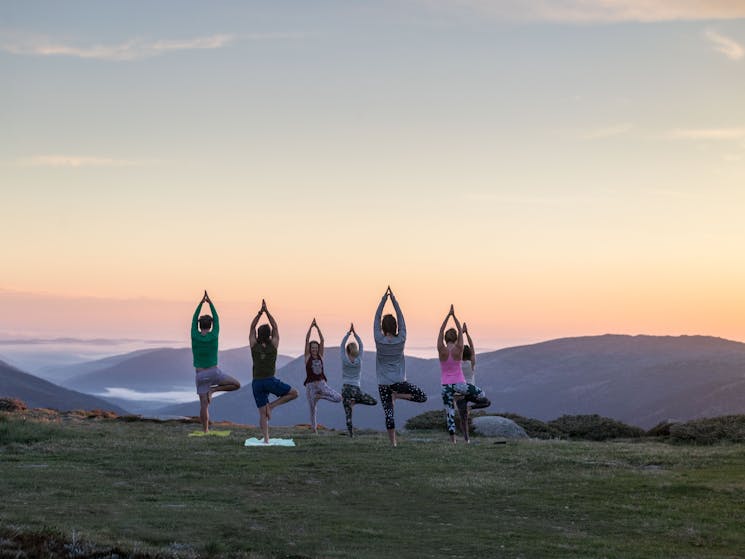 Australia's highest yoga at Thredbo's Yoga & Wellness Retreats