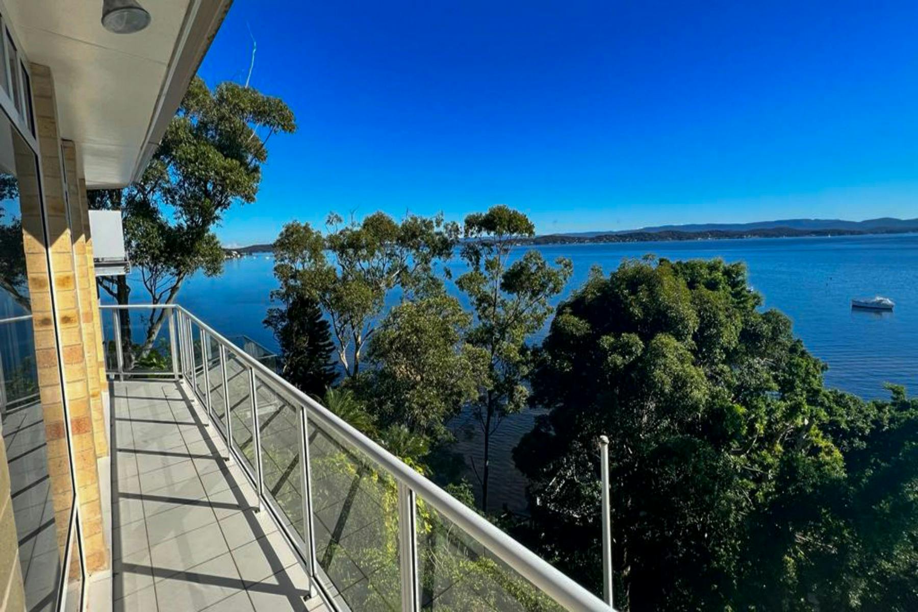 Lake view from the balcony
