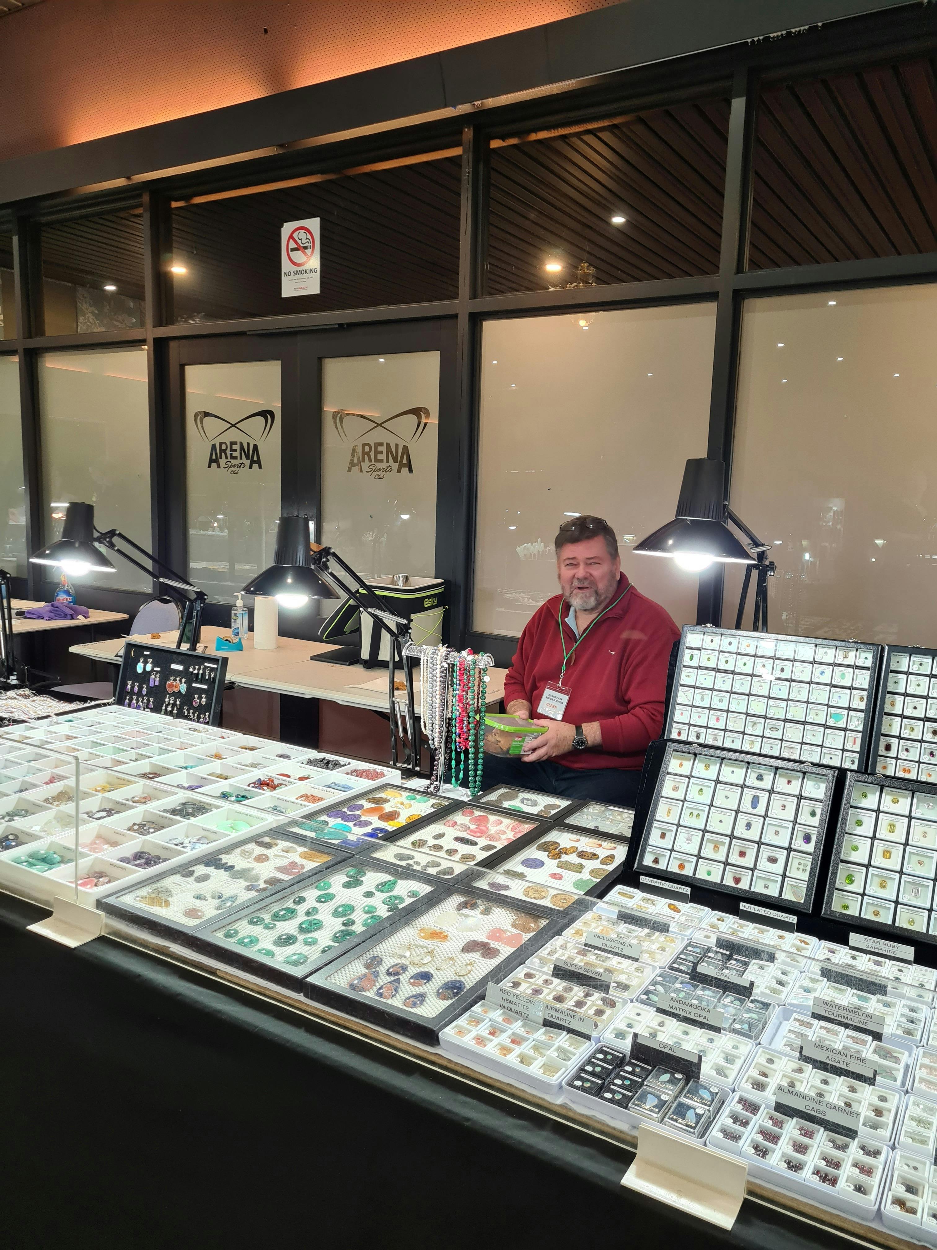 Meet Glenn Huntly of Quality Gem Rough Supplies. Here to provide you with your cut stone and more