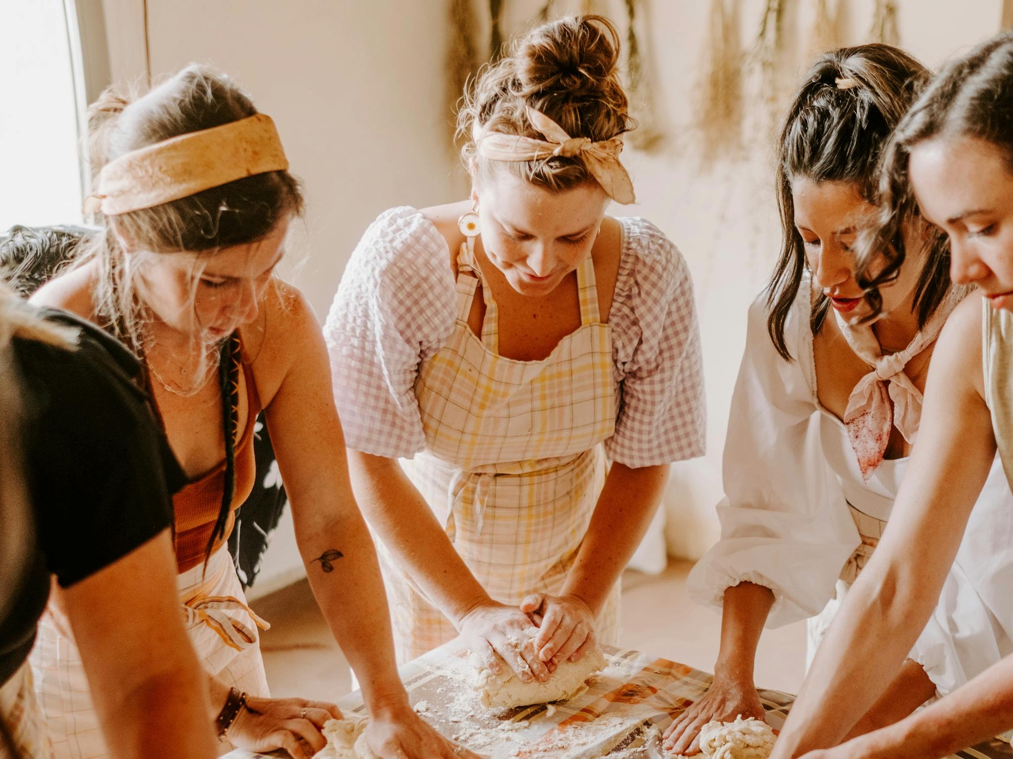 Pasta cooking class. French cooking class, plant based cooking classes , byron bay region Australia